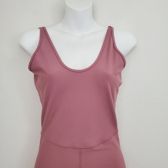 Old Navy Women's Jumpsuit Small Tall Pink Cloud Soft Unitard Active Athletic - Picture 2 of 8